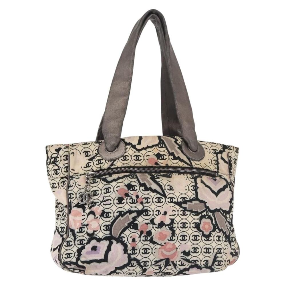 Chanel Canvas Tote Bag Multicolor